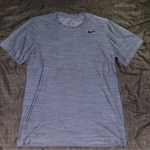 Nike blue dri-fit shirt size small condition like new